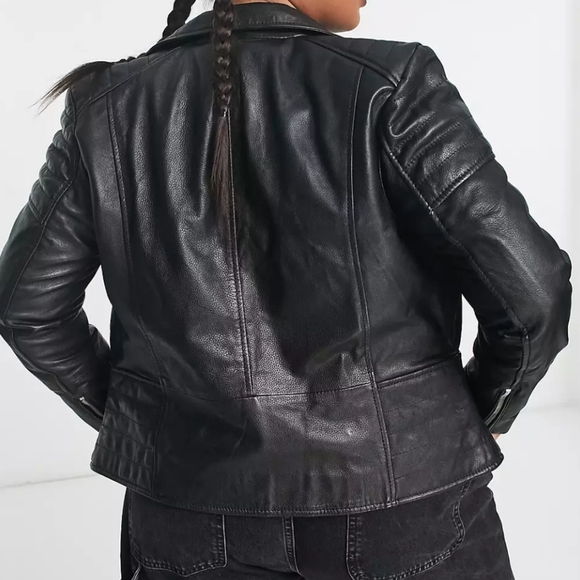 NWT BARNEY'S | Moto Genuine Leather Jacket - Picture 9 of 16